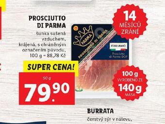 Lidl Prosciutto di parma nabídka