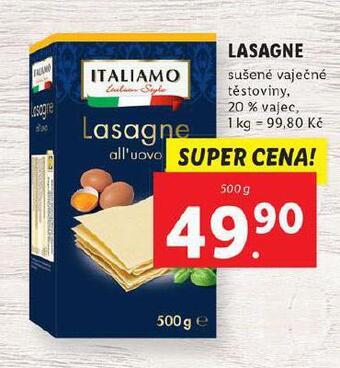 Lidl Lasagne nabídka
