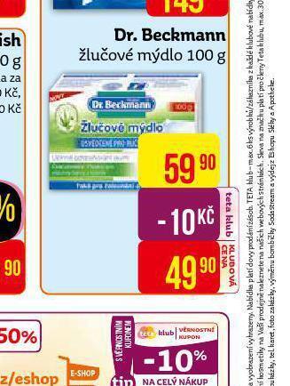 Teta Dr. beckmann žlučové mýdlo nabídka