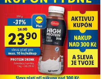 Lidl Protein drink nabídka