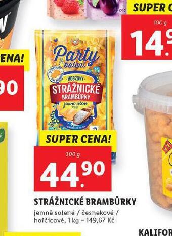Lidl Strážnické brambůrky nabídka