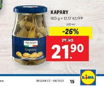 Lidl Kapary nabídka