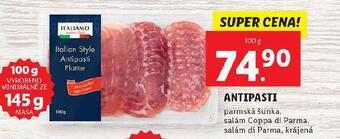 Lidl Antipasti nabídka