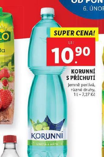 Lidl Korunní s příchutí nabídka