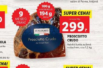 Lidl Prosciutto crudo nabídka
