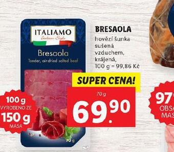 Lidl Bresaola nabídka