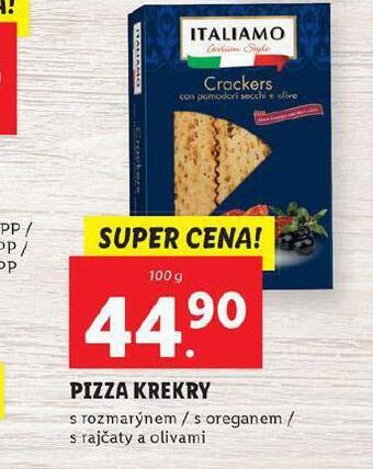 Lidl Pizza krekry nabídka
