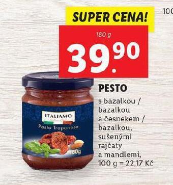 Lidl Pesto nabídka