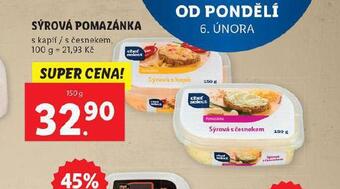 Lidl Sýrová pomazánka nabídka