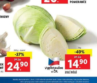 Lidl Zelí bílé nabídka