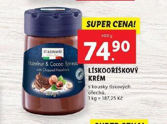 Lidl Lískooříškový krém nabídka