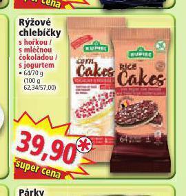 Norma Rýžové chlebíčky nabídka