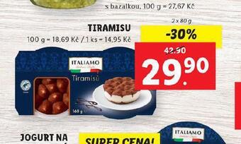 Lidl Tiramisu nabídka