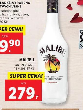 Lidl Malibu nabídka