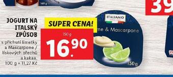 Lidl Jogurt na italský způsob nabídka
