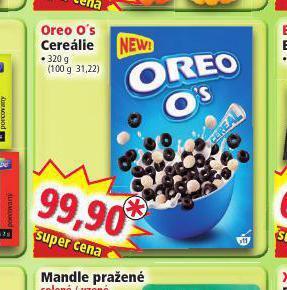 Norma Oreo cereálie nabídka