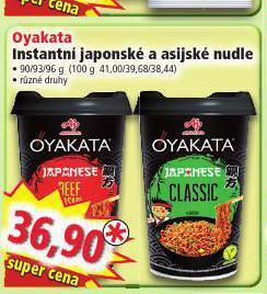 Norma Oyakata instantní japonské a asijské nudle nabídka