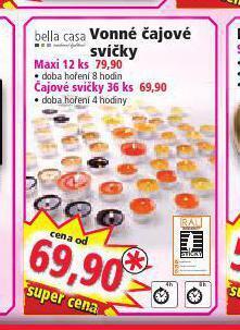Norma Vonné čajové svíčky nabídka