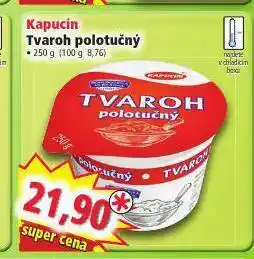 Norma Kapucín tvaroh nabídka
