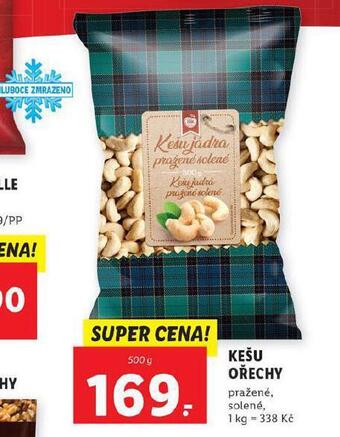 Lidl Kešu ořechy nabídka