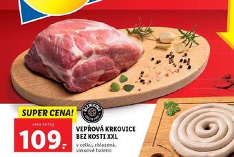 Lidl Vepřová krkovice bez kosti xxl nabídka