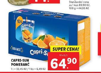 Capri sun pomeranč