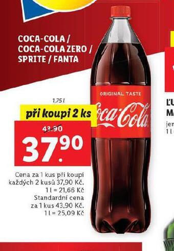 Lidl Coca cola, fanta, sprite nabídka