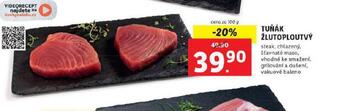 Lidl Tuňák žlutoploutvý nabídka