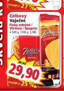 Norma Zátkovy vaječné těstoviny nabídka