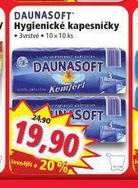 Norma Daunasoft papírové kapesníky nabídka