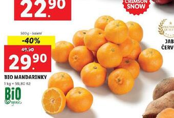 Lidl Bio mandarinky nabídka
