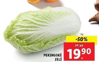 Lidl Pekingské zelí nabídka