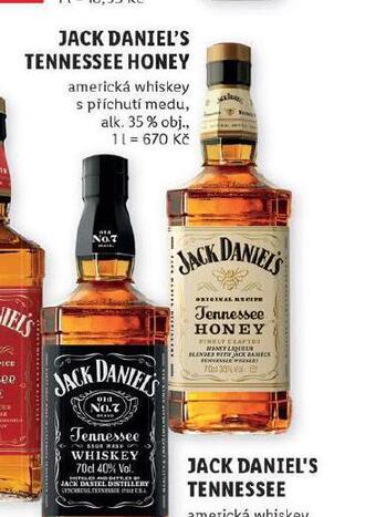 Lidl Jack daniel´s tennessee honey nabídka