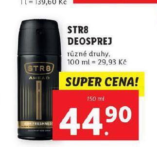 Lidl Str8 deosprej nabídka
