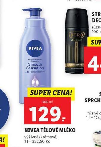 Lidl Nivea tělové mléko nabídka