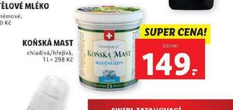 Lidl Koňská mast nabídka