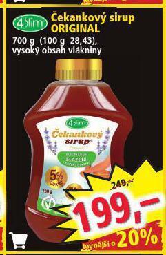 Norma Čekankový sirup nabídka