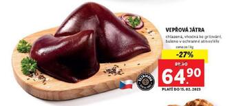 Lidl Vepřová játra nabídka