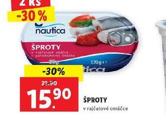 Lidl Šproty nabídka