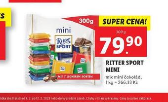 Ritter sport mini čokolády