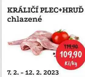 RABBIT řeznictví Králičí plec+hruď 1 kg nabídka