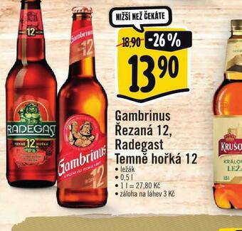 Albert Pivo gambrinus řezaná 12 nabídka