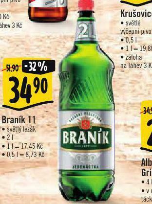 Albert Pivo braník 11 nabídka
