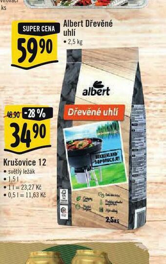 Albert Dřevěné uhlí nabídka
