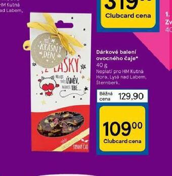 Tesco Dárkové balení ovocného čaje nabídka