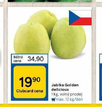 Tesco Jablka golden delicious nabídka