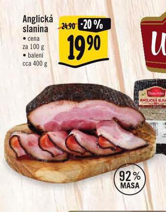 Albert Anglická slanina nabídka