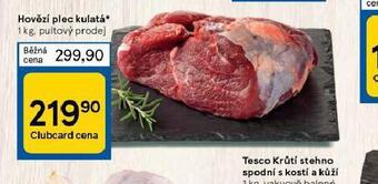 Tesco Hovězí kulatá plec nabídka