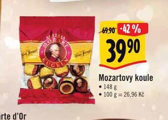Albert Mozartovy koule nabídka