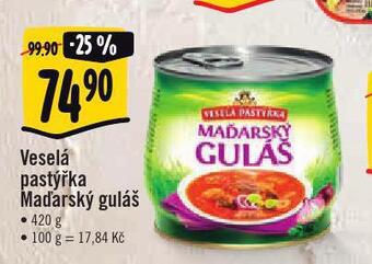 Albert Veselá pastýřka maďarský guláš nabídka